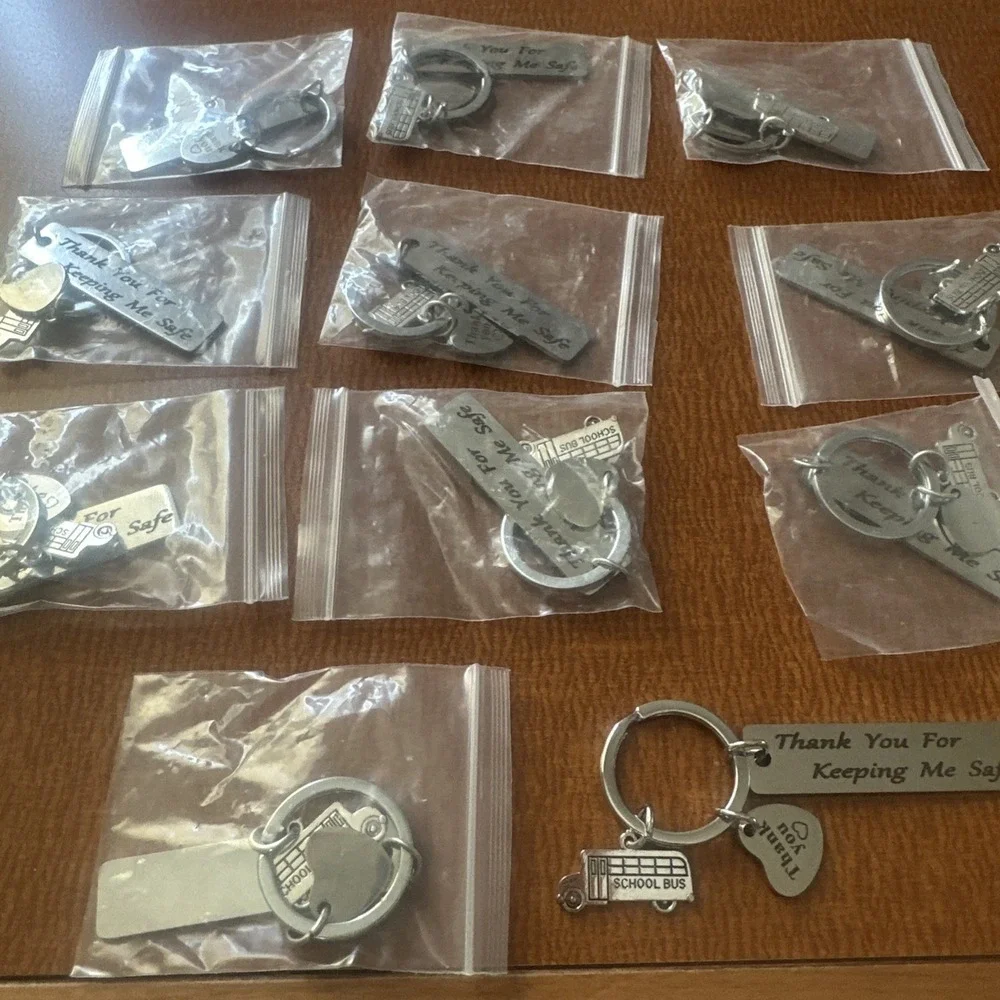 Thank You Bus Driver‎ Key Chains Lot Of 11